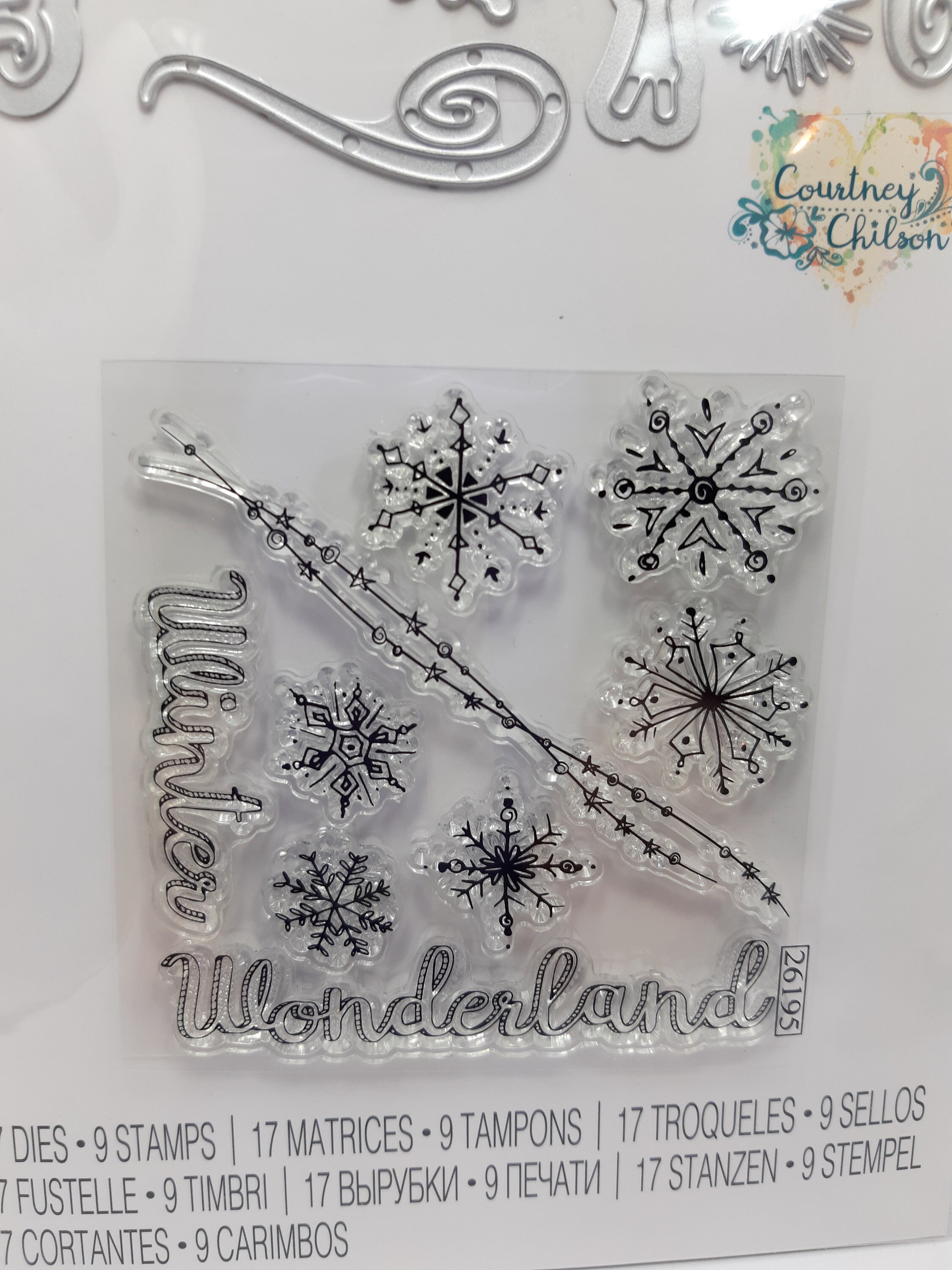 Sizzix Christmas Dies w/Stamp Sets showing 3 different  Etsy España