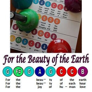 For the Beauty of the Earth Handbell Chart