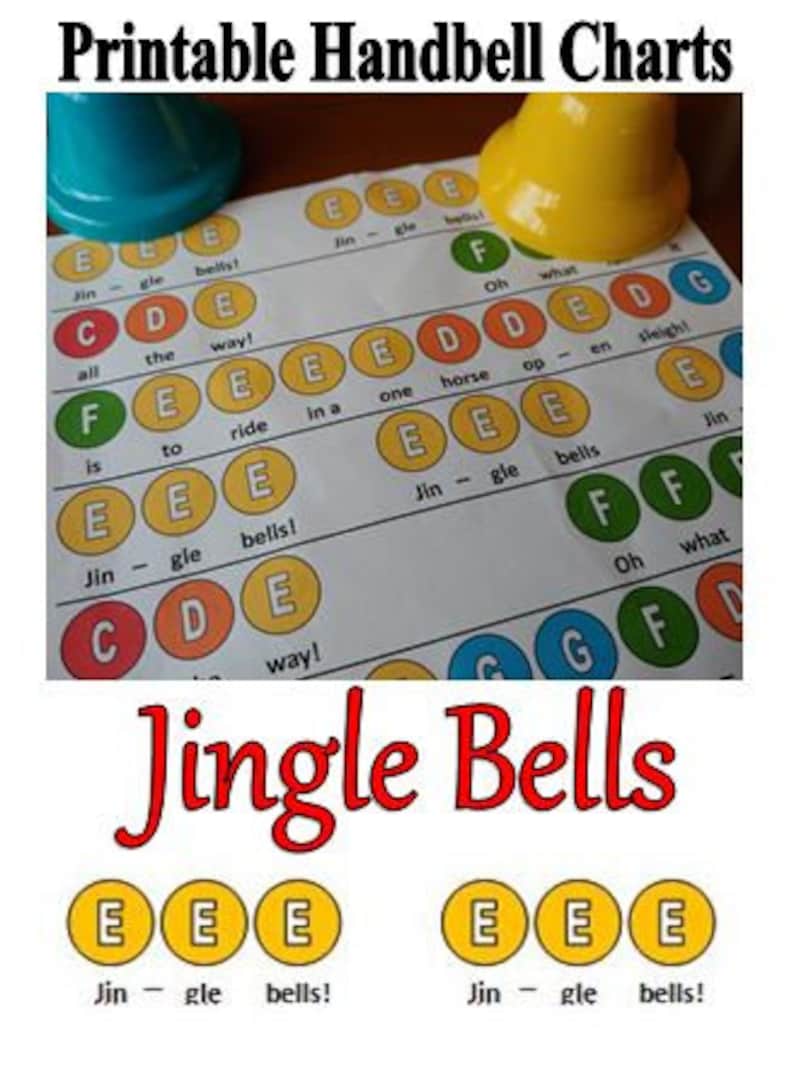 Jingle Bells Handbell Chart Etsy