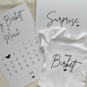 Baby Announcement Set | Pregnancy | Pregnancy Announcement | Baby Reveal | Social Media Pregnancy Reveal | We are expecting | Surprise Baby