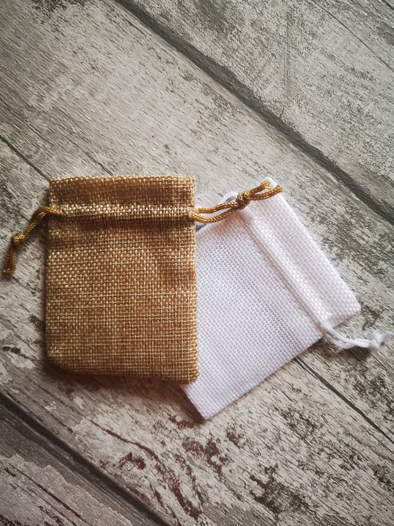 Hessian Wedding Favour Bags Personalised Milk Chocolate Etsy UK