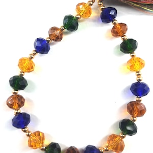 1 Strand Disco Quartz Hydro Faceted Rondelle Shape Gemstone Beads Loose Handmade Beads Jewelry Making Crafts