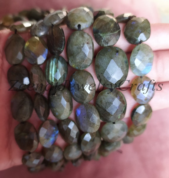 Jewelry Making Gem Beads Rainbow Fire Labradorite Multiple Size Briolette  8