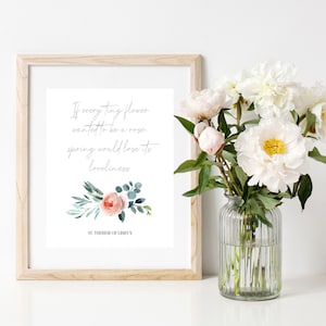 St. Therese Quote - Printable Saint Quote - Instant Download Print