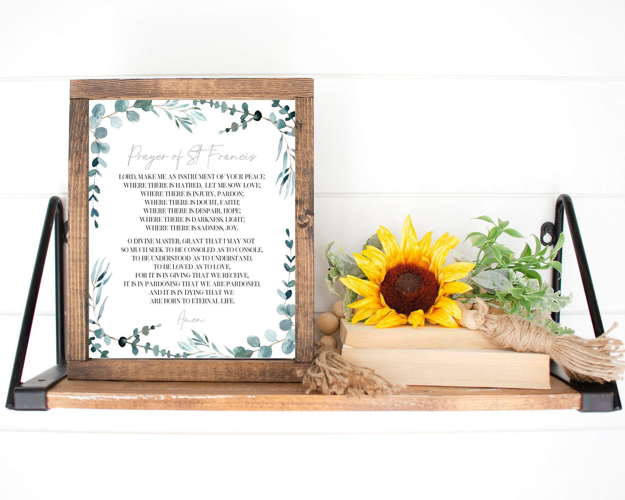 St. Francis of Assisi Prayer Print - Instant Download - Printable ...