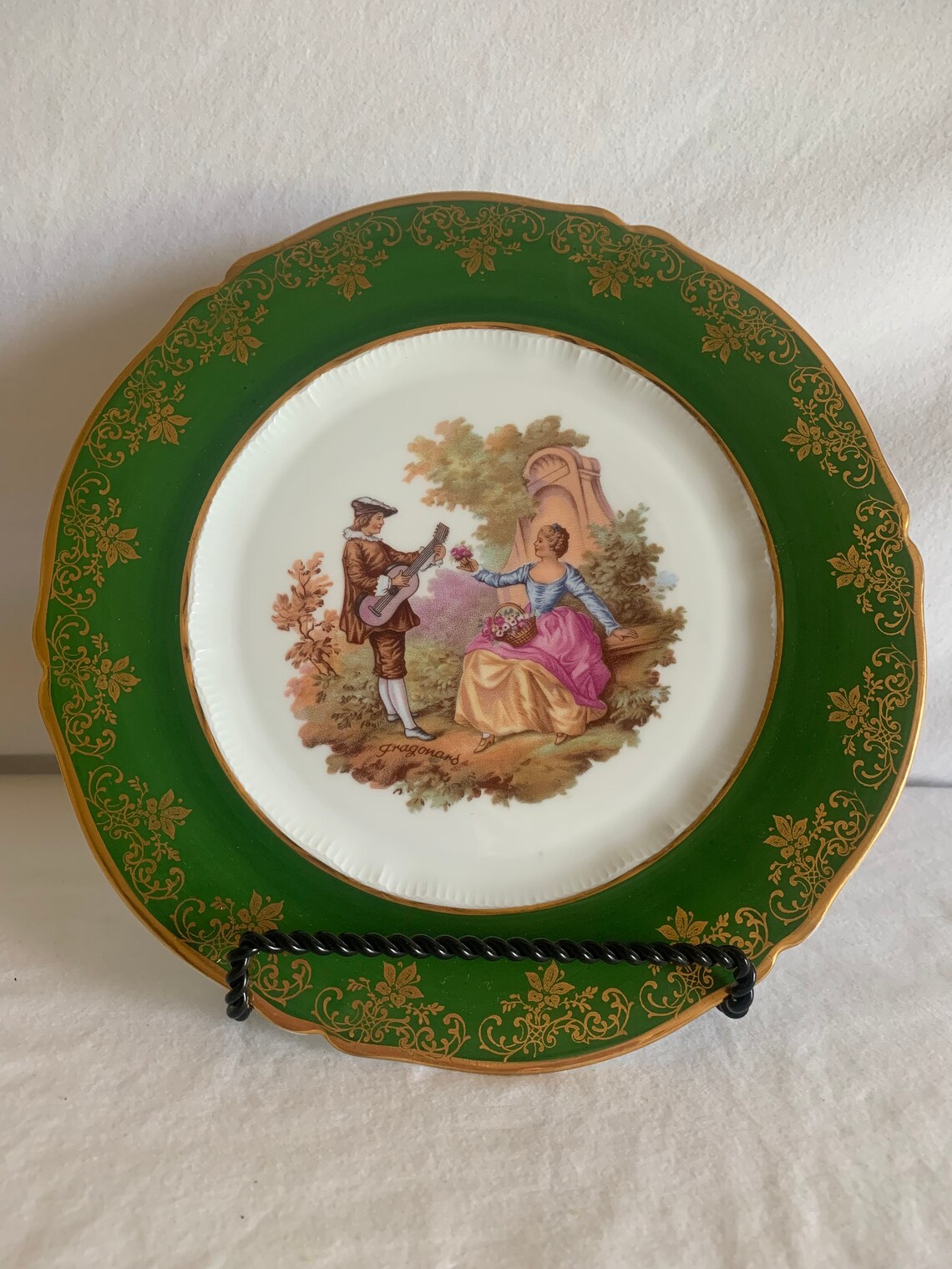 Haviland Limoges Hand Painted Plates // Haviland Limoges // Etsy
