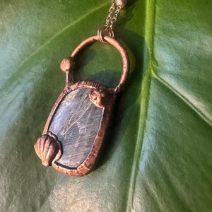 Labradorite and Copper “Under the Sea” Pendant // Electroformed Necklace // Boho Jewelry / Gift Ideas / Witchy Jewelry / Metaphysical /