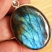 Blue Labradorite Pendant, 925 Silver Pendant,statement pendant,stone pendant,gift for her,spectrolite pendant,labradorite necklace,OP-33