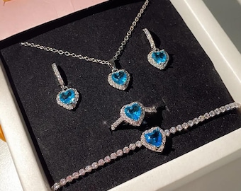 Pandora Heart Necklace Set,pandora Heart Set,pandora Purple