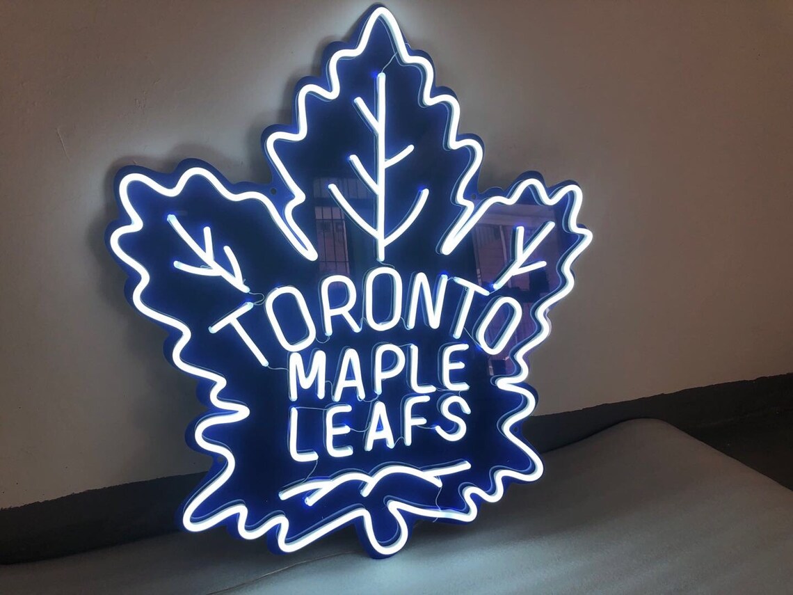 Custom Neon Sign toronto Maple Leafs Hockey Light Etsy UK