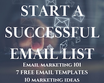 Email List Marketing Guide for more money (Digital Download)