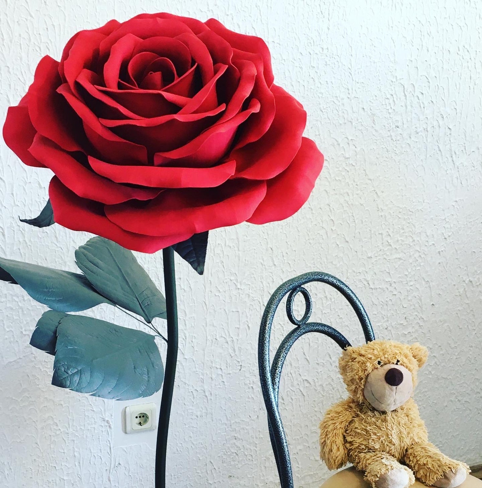Rose Giant rose Giant flowers Giant branch of rose Big Etsy