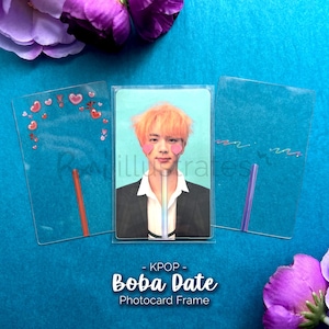 KPOP | Boba Date Transparent Photocard Frame