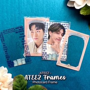ATEEZ - Photocard Holder | ATEEZ Themed Photocard Frames