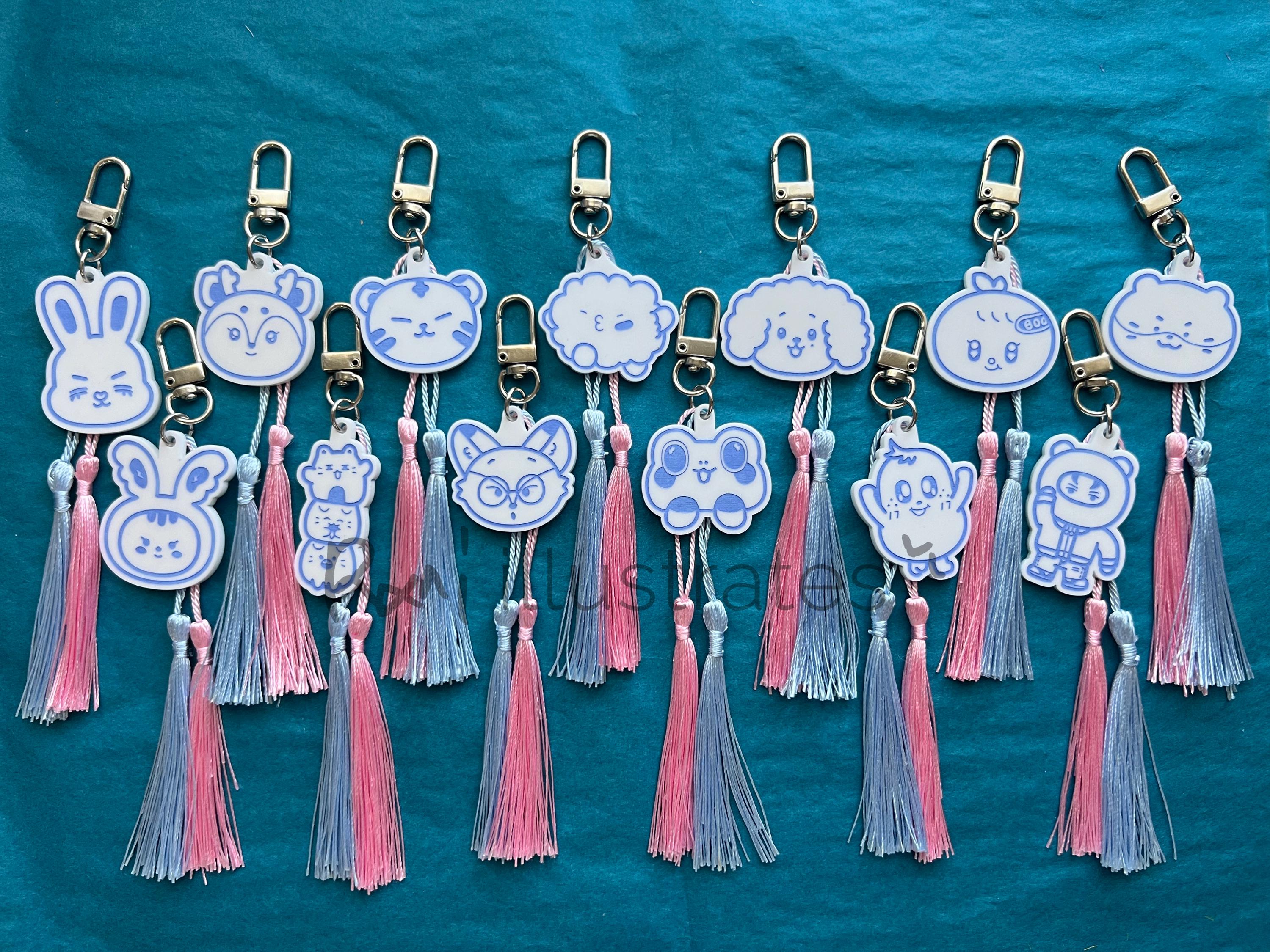 Seventeen | Miniteen Tassel Keychains - Etsy