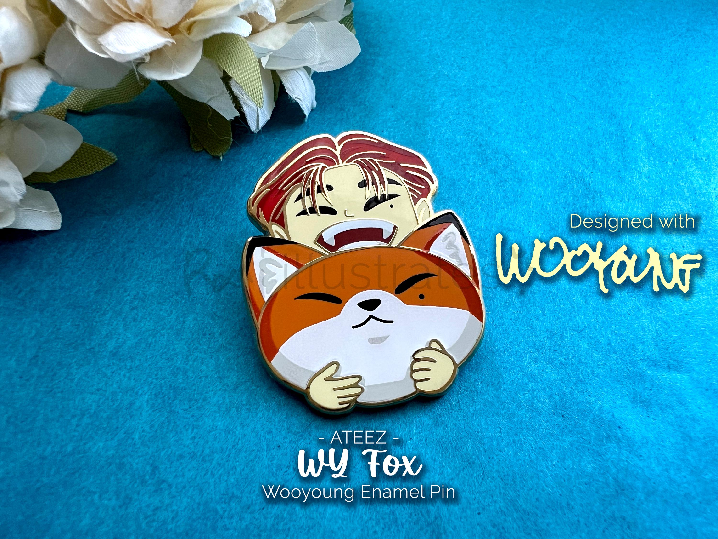 ATEEZ×ANITEEZ WOOYOUNG ATEEZ WOOYOUNG ANITEEZ IN TREASURE Official MD FLAT-FER