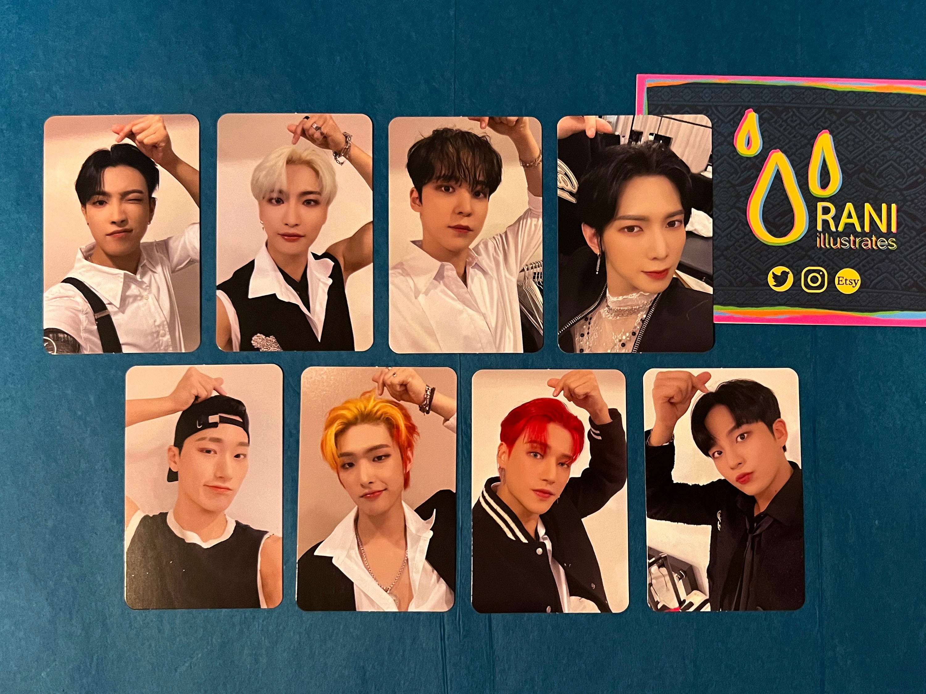 ATEEZ トレカ wonderwall 当選者限定 8枚セット ATEEZ トレカ wonderwall 当選者限定 8枚セット