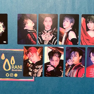 ATEEZ [official] Photocard Bouncy World Outlaw Album Pob San