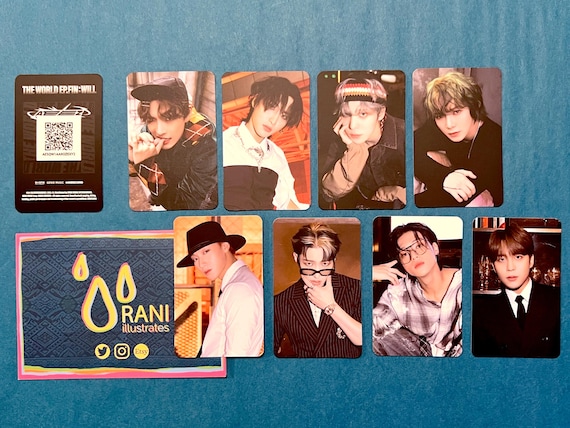 ATEEZ Pcs - Official Platform Album Photocard QR Version - Etsy
