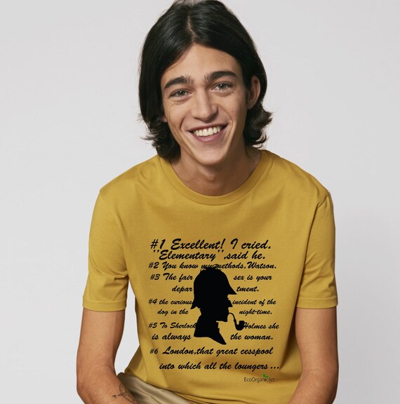 T shirt sherlock hotsell