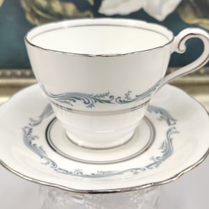 Vintage Tea Cup, AYNSLEY, Tea cup And Saucer, DENVER 8420