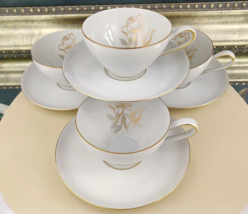 Vintage Tea Cup, KPM KRISTER GERMANY, Tea Cup and Saucer Set Etsy