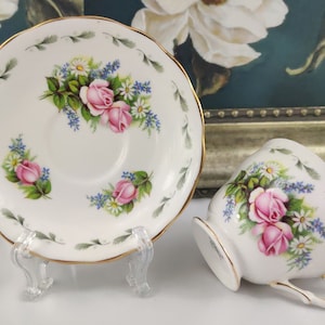 Vintage Tea Cup, COLCLOUGH, Tea Cup & Saucer