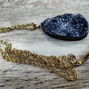 Vintage Necklace, Uterqüe, Raw Stone