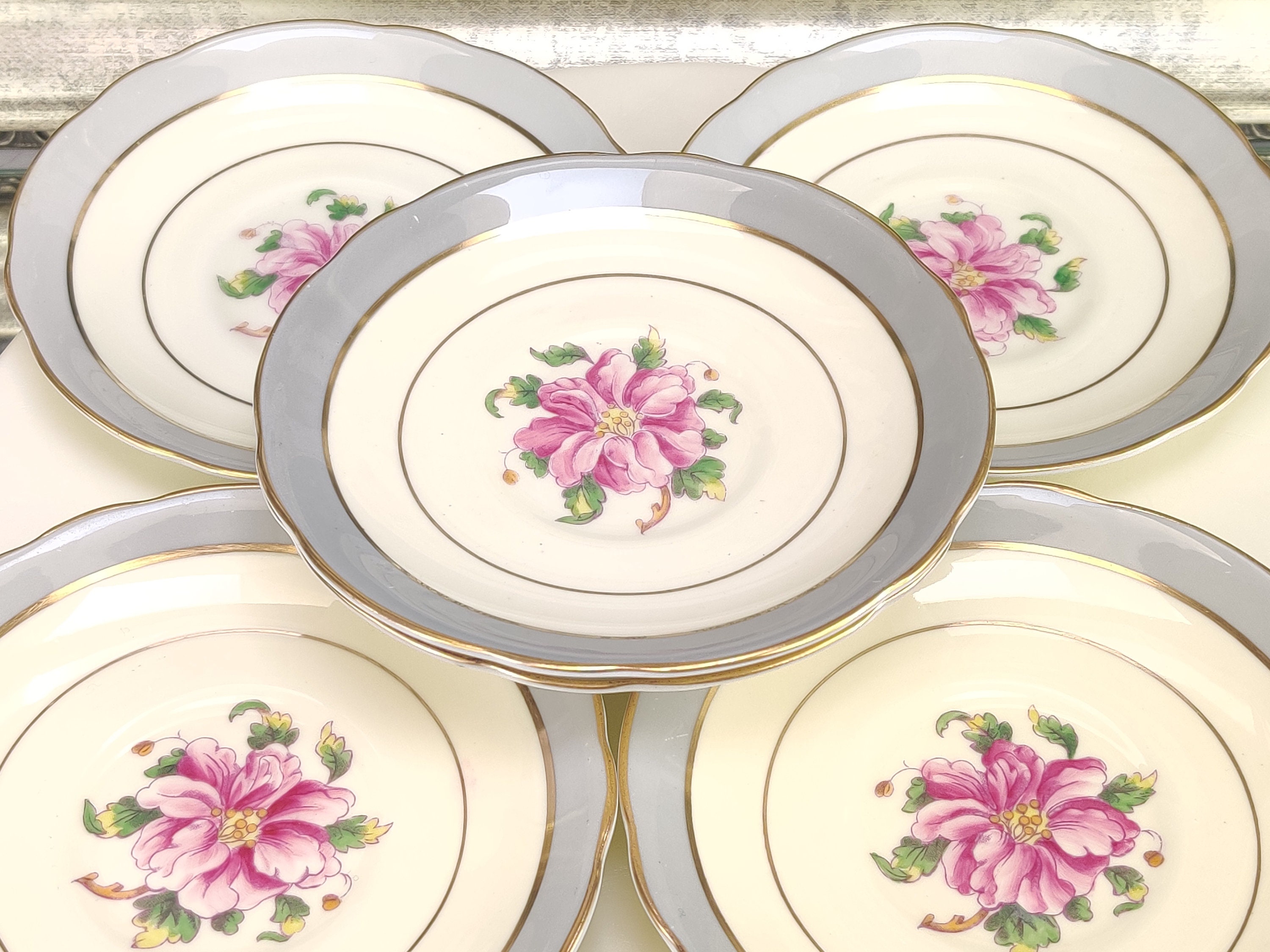 Vintage Saucers COALPORT TOMORROW Orphan Saucer Etsy