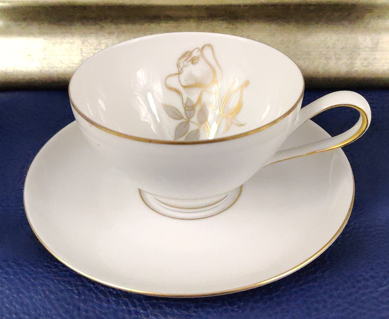 Vintage Tea Cup, KPM KRISTER GERMANY, Tea Cup and Saucer Set Etsy