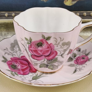 Vintage theekop, OLD ROYAL, theekop en schotel, vervanging, alleen weergeven.
