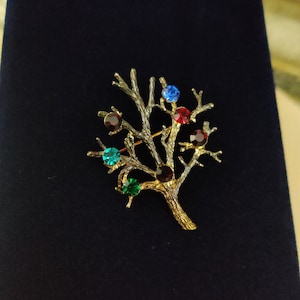 Vintage Brooch, STERLING, Tree Of Life, Sterling Silver