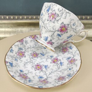 Vintage theekop, ROYAL ALBERT, theekop en schotel