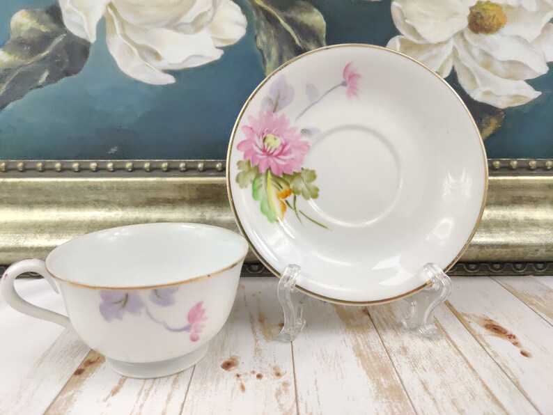 Vintage Tea Cup MERIT Tea Cup and Saucer Occupied Japan Etsy Canada