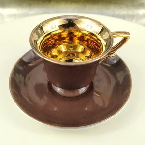 Vintage Coffee Cup, JAPAN, Demitasse Cup and Saucer, Espresso Cup