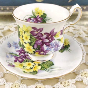 Tea Cup, PARAGON, Teacup And Saucer, FLOWER FESTIVAL