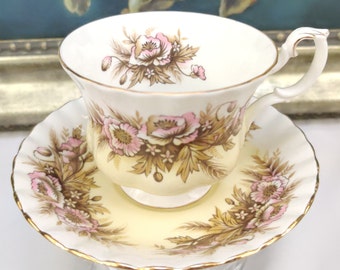 Tea Cup, ROYAL ALBERT, Tea Cup And Saucer, SONATA