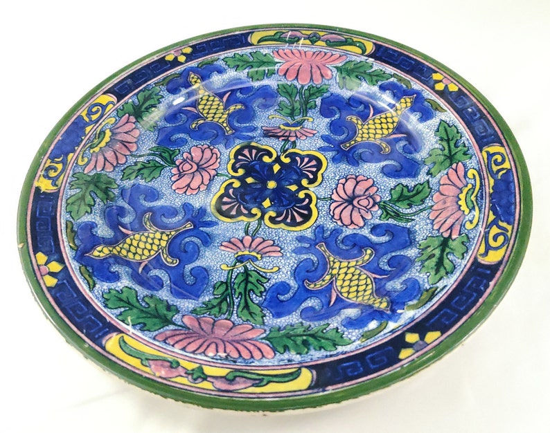 ROYAL DOULTON Dinner Plate D3088 Rare Cobalt Blue | Etsy