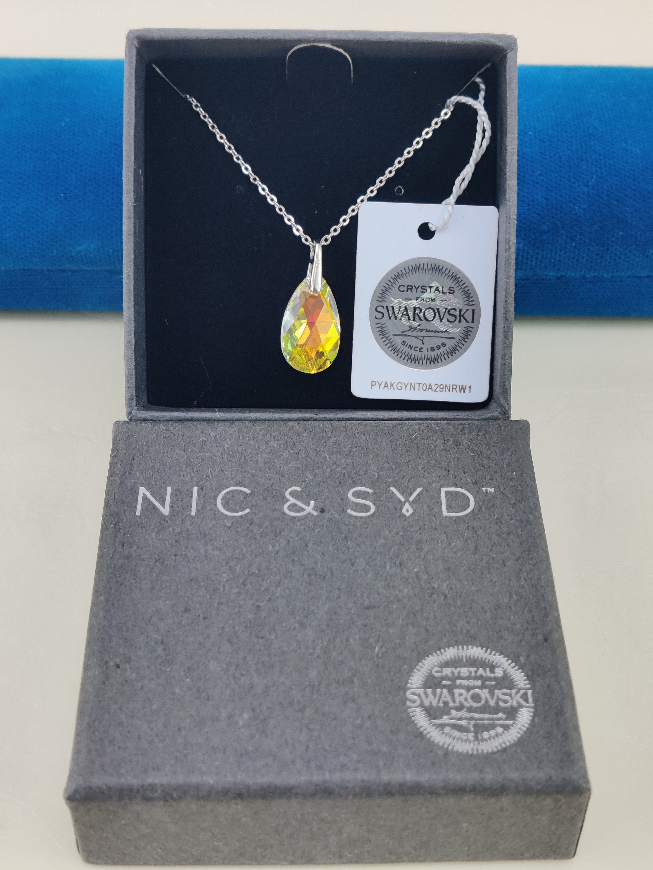 Vintage Necklace Nic Syd Swarovski Crystal Swarovski Necklace