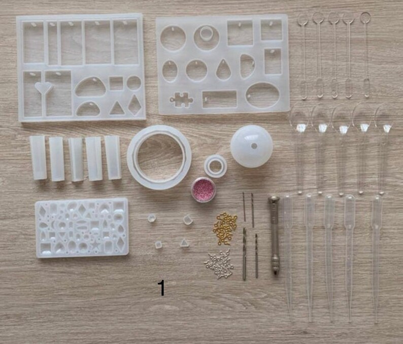 Full Kit Resin Casting Pendant Mold Bracelet Silicon Mould Etsy UK