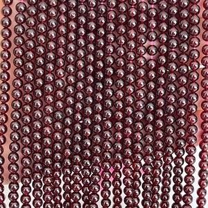 High Quality Small Round Garnet beads, 2mm, 3mm, 4mm Garnet Garnet beads, Garnet beads 1 strand 15”