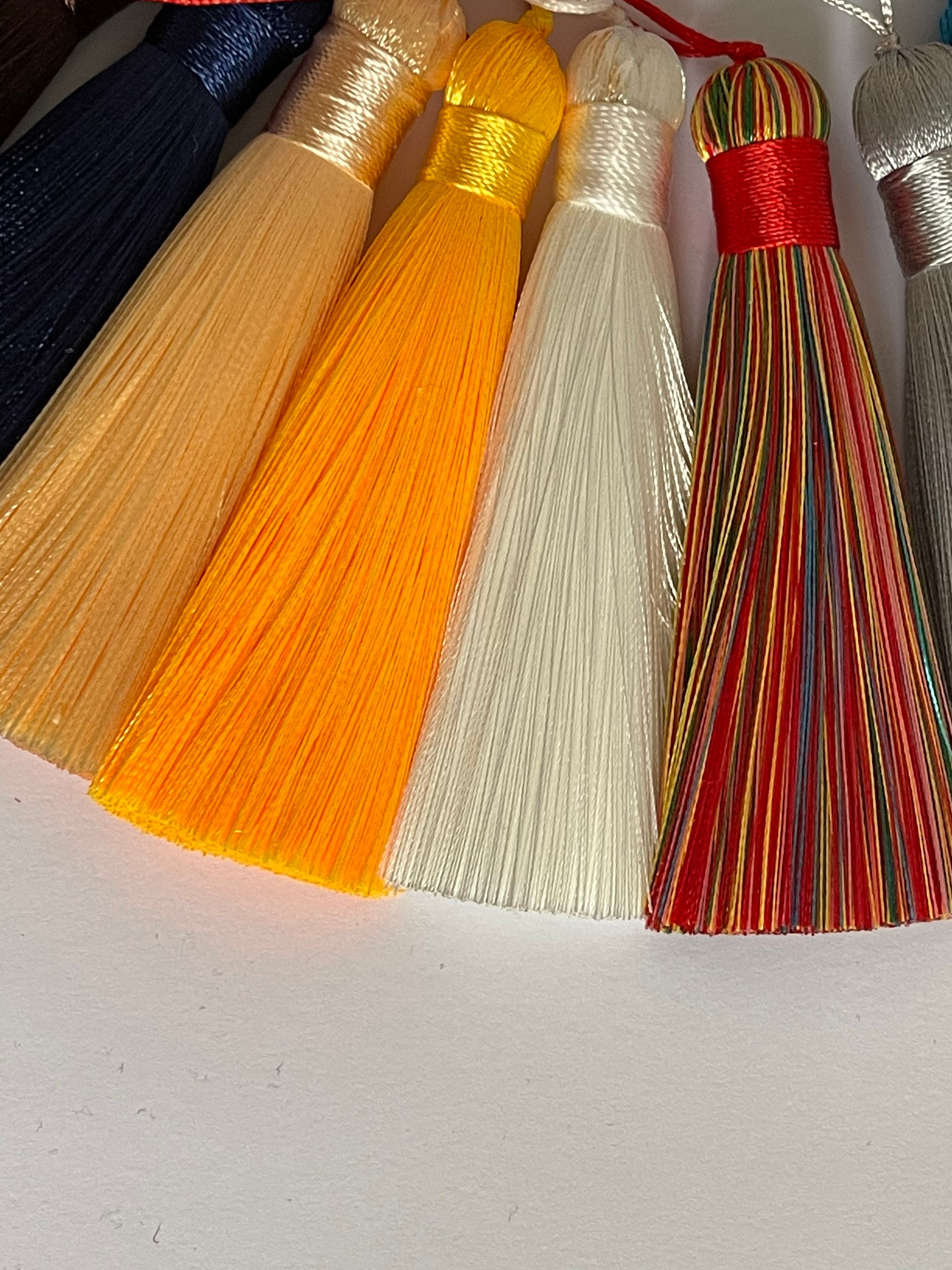 High Quality Silky Thread Tassel Mala Tassels Thick Silk Etsy UK