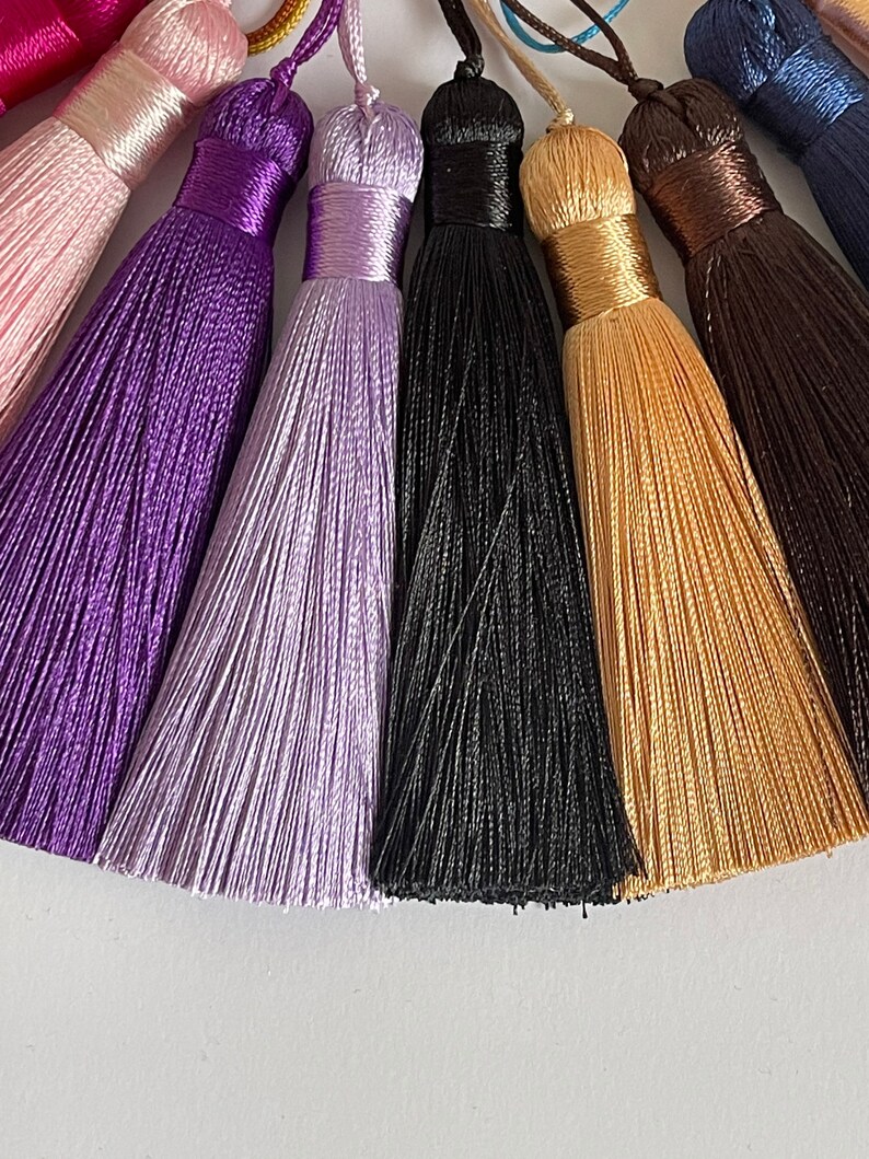 High Quality Silky Thread Tassel Mala Tassels Thick Silk Etsy