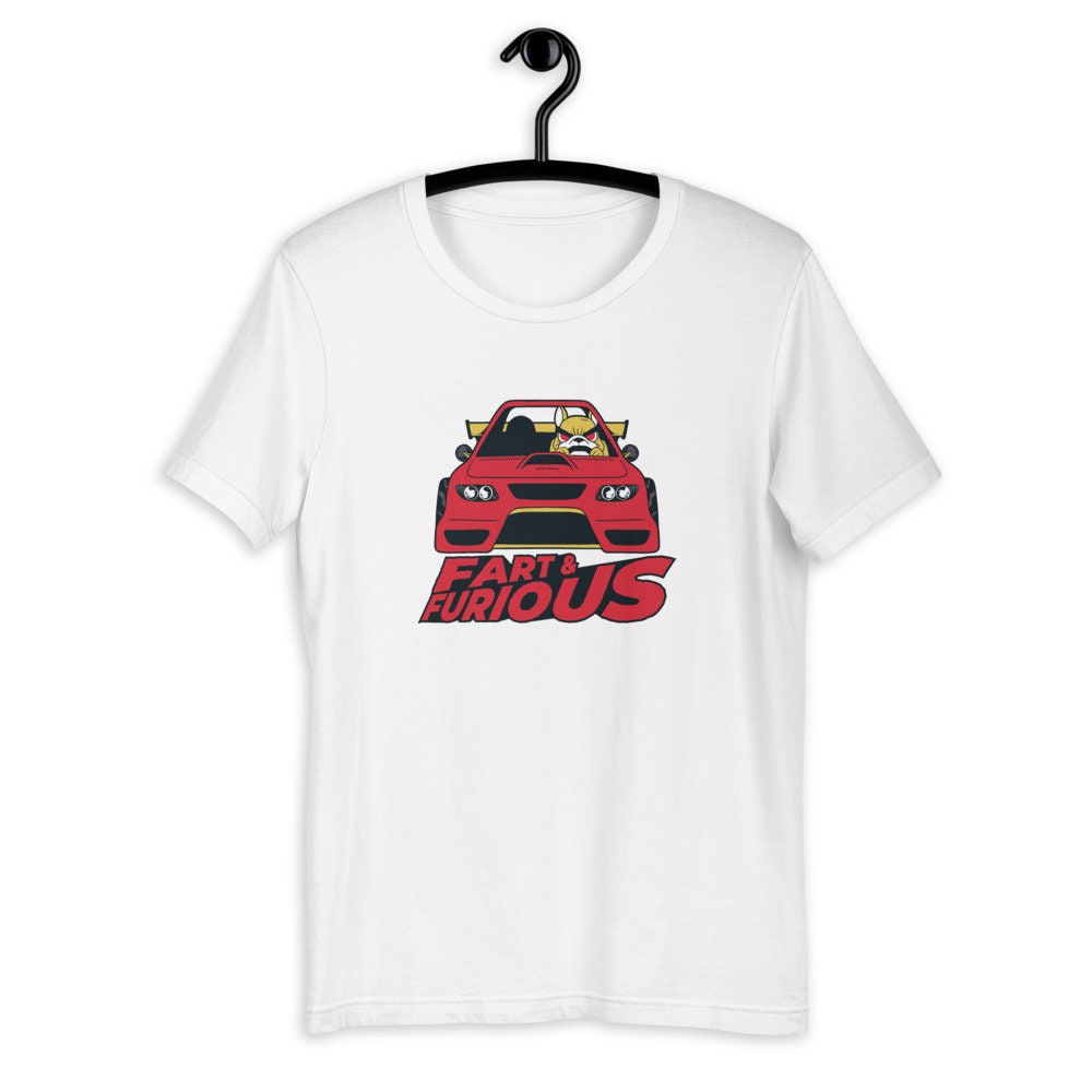 Furious Graphic Tee Funny Pug Dog 