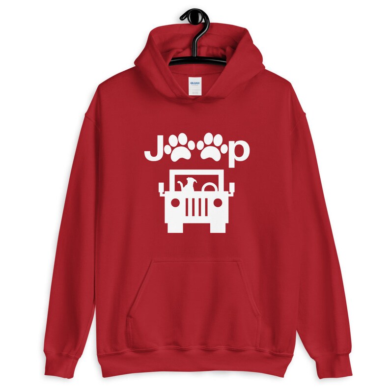Jeep Dog Hoodie Dog in Car Hoodie Funny Dog Graphic Hoodie Etsy
