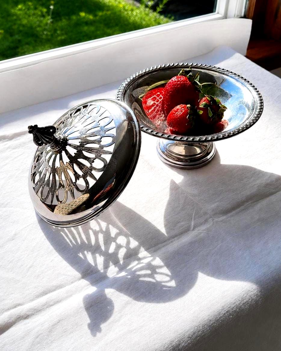 Vintage Compote Bowl - Etsy