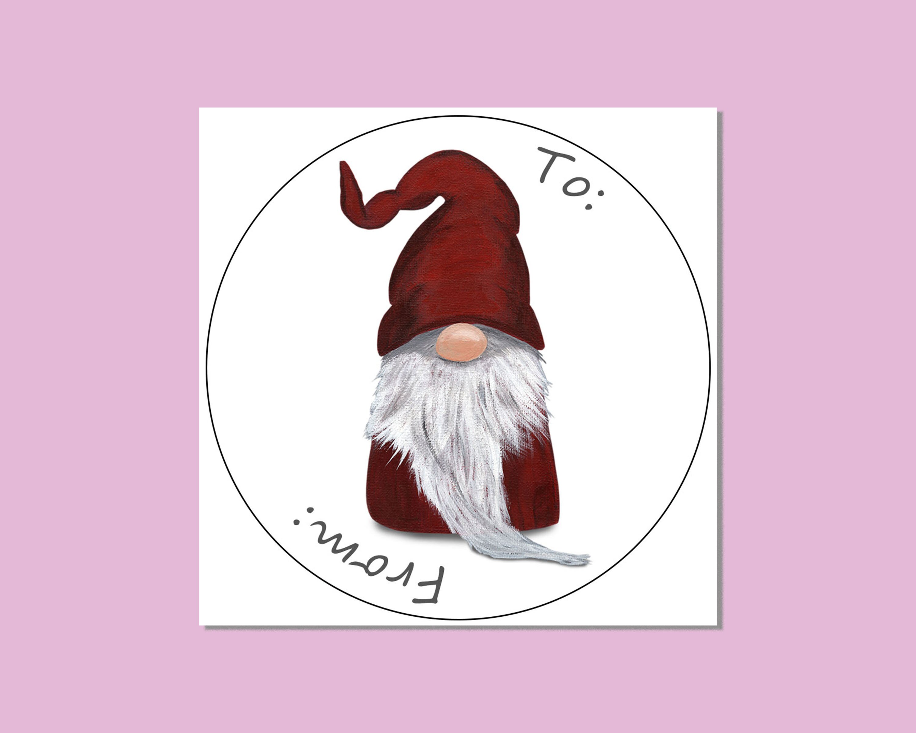 gonk christmas wrapping paper