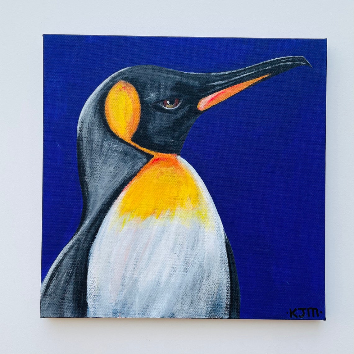 Penguin Art Print of Acrylic Painting | Etsy
