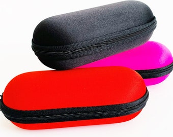 Estuche de vidrio para pipas de tabaco pequeñas Estuche de transporte acolchado