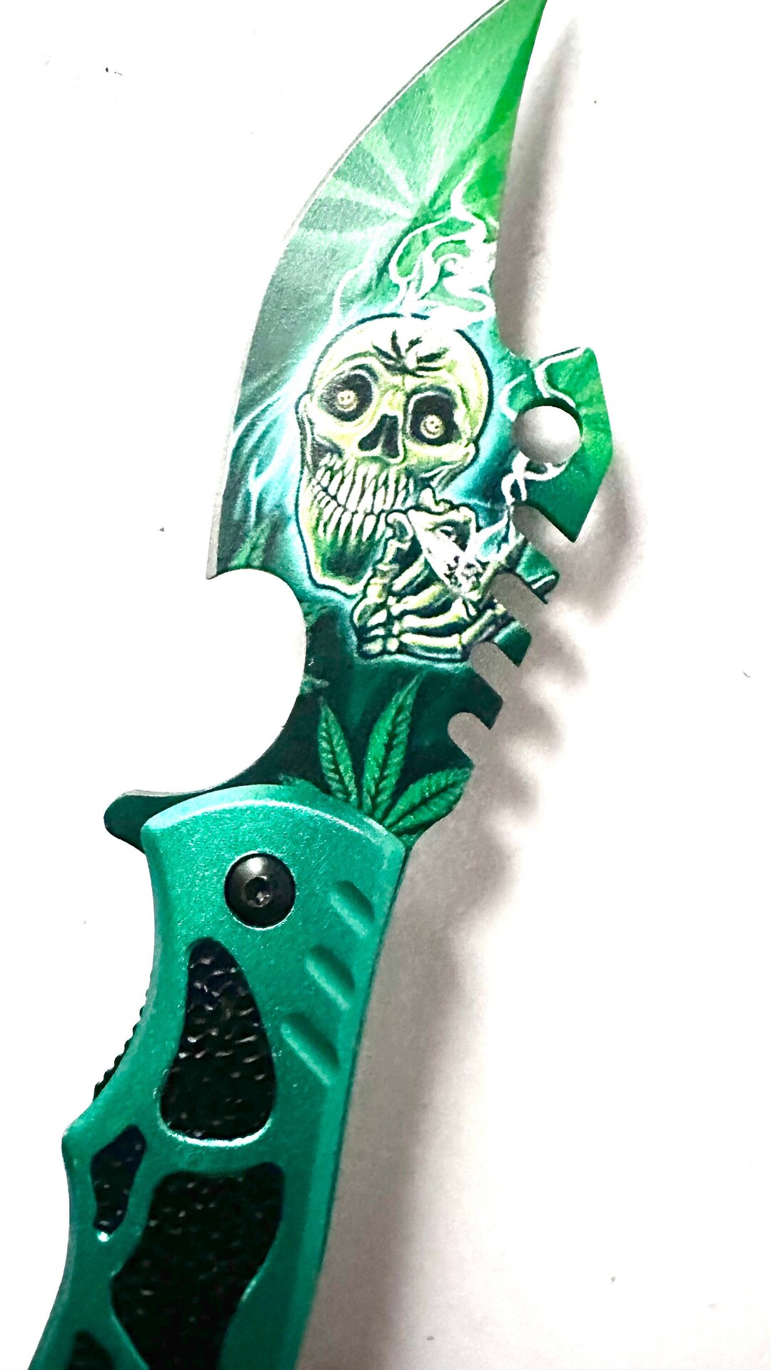 9 Mean Skull Collectible Embossed 3D Sawback Stainless Steel Etsy